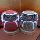 Twin Daruma Pair Kokeshi dated 1988  / Box 028