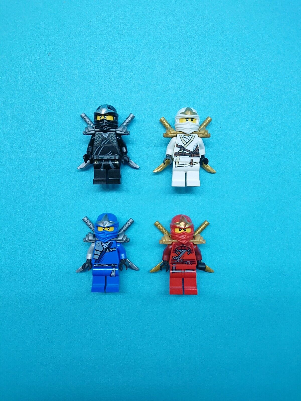 Buy LEGO NinjagoTM Ninja's set of 4 - Cole, Jay, Kai, Zane Techno Robe  minifigures (Each with Techno Blade) Online at desertcartINDIA