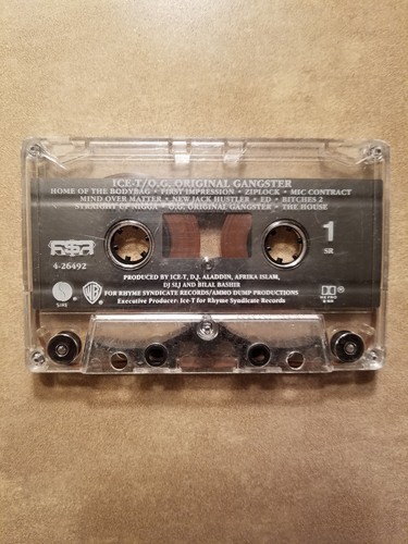 ICE-T - Original Gangster Cassette - RARE - Picture 4 of 6