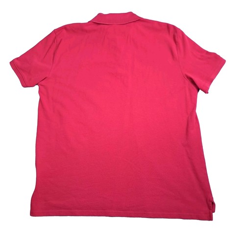 St. John's Bay Men's XL Red Legacy Polo/Golf Shirt Short Sleeve 100% Cotton EUC. - Picture 7 of 14