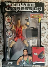 WWE Jakks Deluxe Aggression Series 5 "RVD" WITH BRIEF CASE*NEW *Read