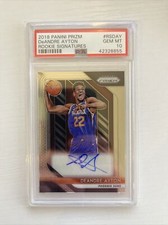 2018-19 Panini Prizm Denadre Ayton Rookie RC Auto Phoenix Suns PSA 10