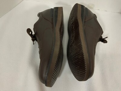 CABELA\'S MEN 8E 82-1079 Dark Brown LEATHER CHUKKA LACE VIBRAM  OXFORDS sz 9.5 D CABELA main image 2