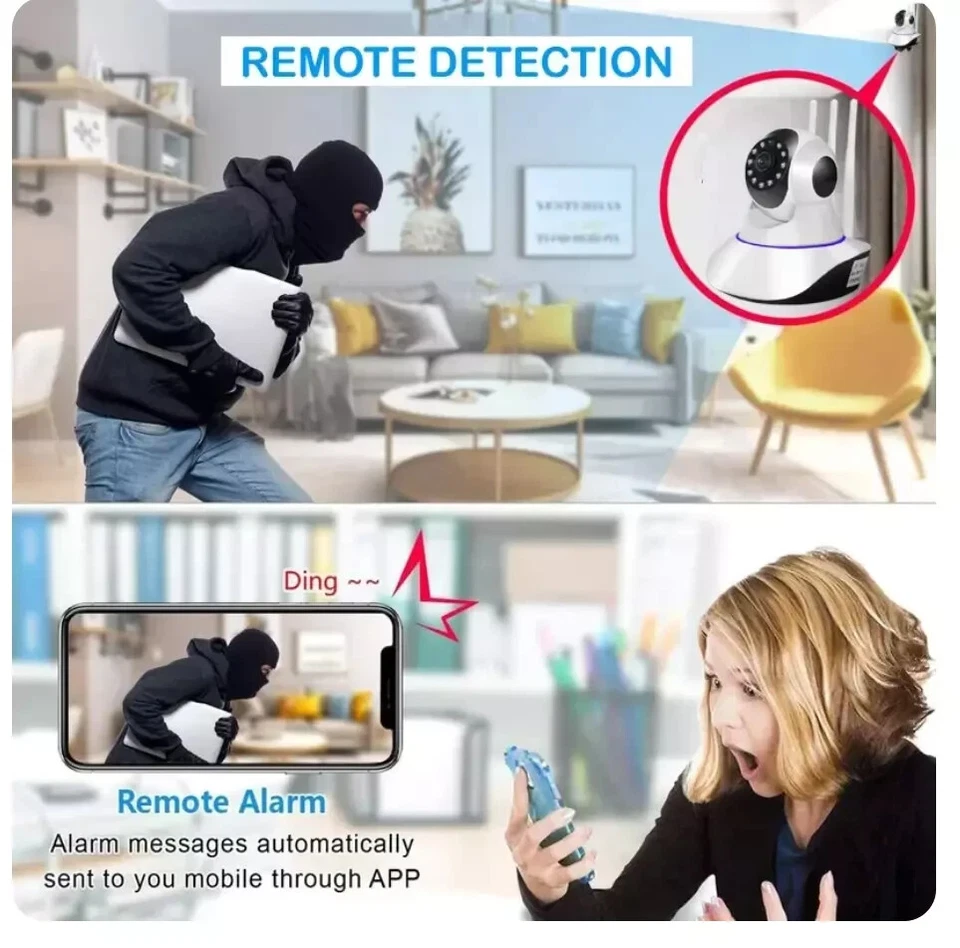 Telecamera wifi interno con Audio Bidirezionale App YooSee CAM videosorveglianza - Immagine 3 di 4
