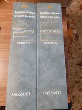 LETTERATURA ITALIANA SCENARI DI FINE SECOLO  2 volumi SPEDIZIONE INCLUSA