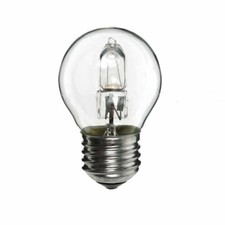 Low Energy Halogen Golf Ball 28W E27 Clear (equivalent to 40 watt) dimmable