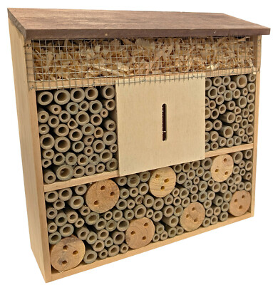 Insekt Haus Schmetterling Biene Käfer Bug Hotel Hänge Wooden Garten Schutz 30cm