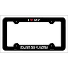Bouvier Des Flandres Novelty Metal License Plate Frame Lpf-228