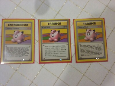 Pokemon base set first edition shadowless card Clefairy Doll 70
