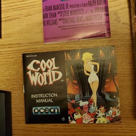 Nintendo - Cool World Nes Complete w/ poster Super Rare
