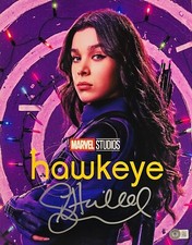 Hailee Steinfeld Signed 11x14 Hawkeye Kate Bishop Marvel Photo Beckett Witness