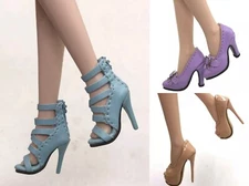 1/6 ooak Outfit Shoes Lots 3 for Fashion Royalty NU.Face Integrity Doll L58