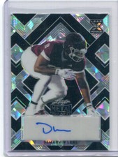 2022 Leaf Metal Draft Black Crystal Autographs Demarvin Leal Rookie Auto 6/7
