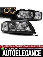 Fari ANGEL EYES CROMATI adatti compatibili per FIAT PUNTO 1 11.93-09.99