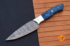 CUSTOM HAND MADE FORGED DAMASCUS STEEL STEAK CHEF KNIFE / KITCHEN KNIFE 2704