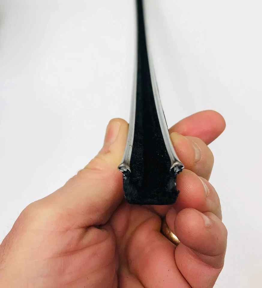 Para Dodge Plymouth 1930-1962 Custom Deluxe Ventana Run Channel Cromo Cuentas Foto 3 de 4