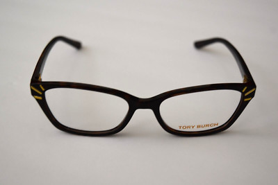 Tory Burch Havana Gold Optical Frame TY4002 1378 52-16-135 Eyeglasses A