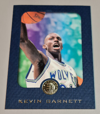 Kevin Garnett # 49 Blue ROOKIE Karte B 95-96 Skybox E-XL NBA Timberwolves Mint