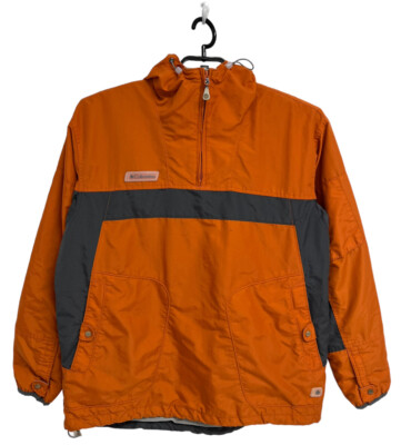 Vintage Columbia Sportswear Co. Men's Orange Pullover Trek Outdoor