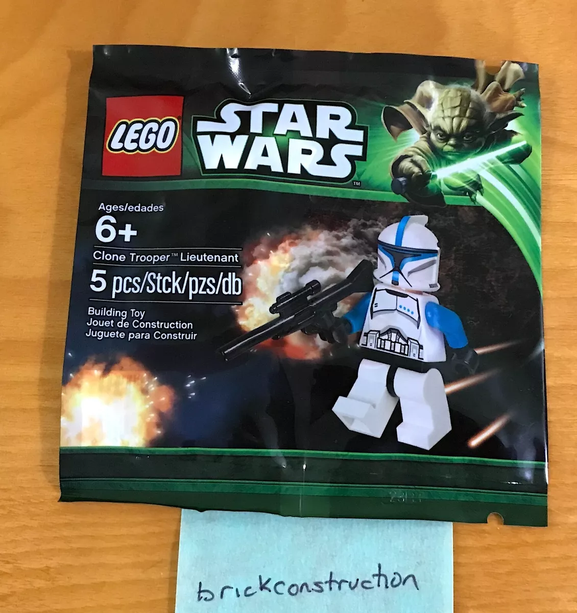 LEGO Star Wars 5001709 Clone Trooper Lieutenant New in Sealed Polybag FREE SHIP