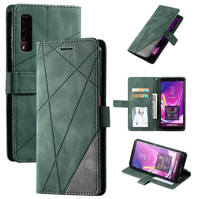 Samsung J3 J5 J7 J6 J7 J8 A8 A7 A6 HandyHülle Flip Handy Schutz Tasche Case Etui