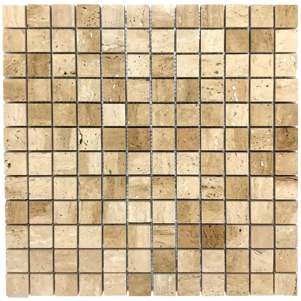 Folhas de Mosaico Travertino Contemporâneo tiles