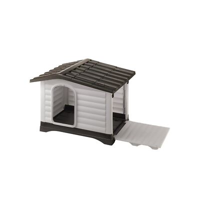 Ferplast Dog Villa Indoor and Outdoor Dog House for Small Dog Breeds, Measure...