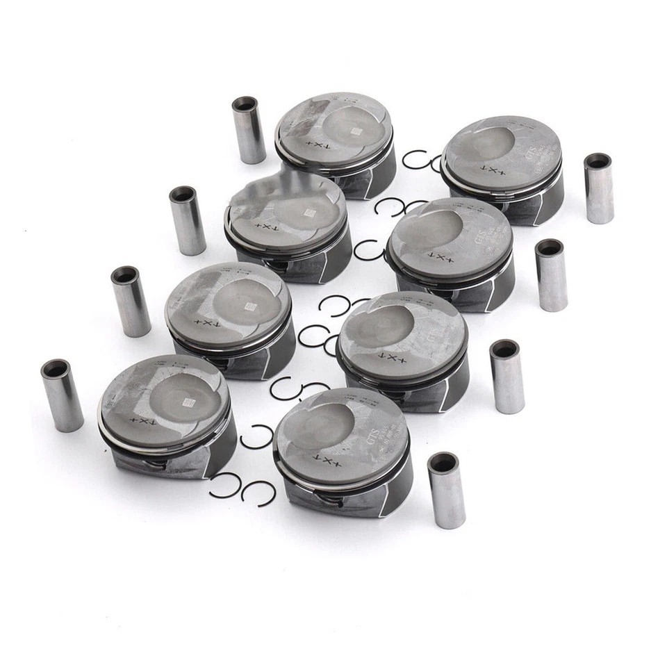 Kit de 8 pistones y anillos para Porsche Cayenne Panamera S GTS 957 970 4,8 L V8 Foto 3 de 4