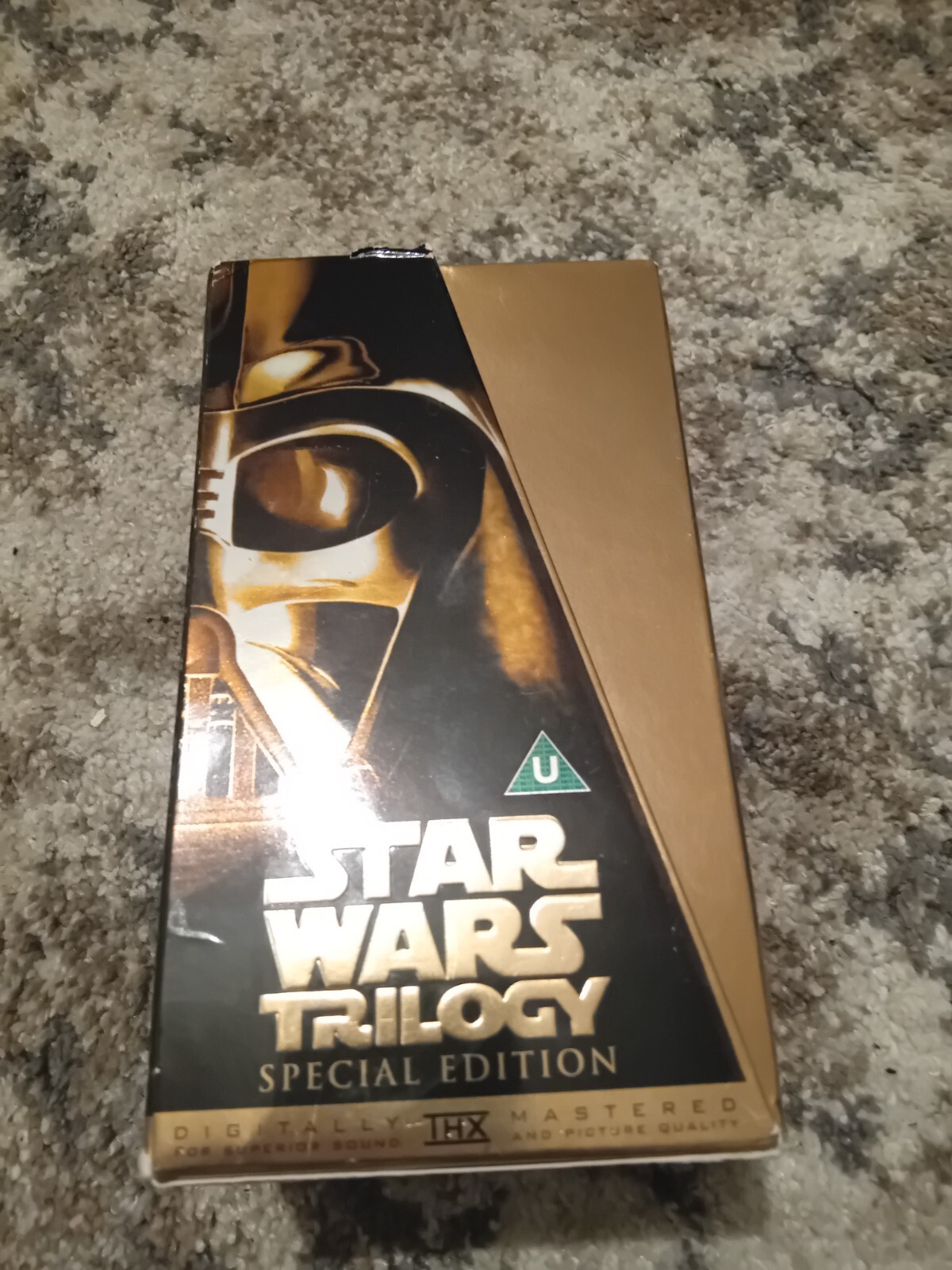 Star Wars Trilogy Special Edition VHS x3 1997 Rare Lucas Films Gold Black Boxset