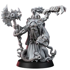 Wargame Exclusive Mechanic Adept Electrocasters (Pin-up) 28mm Miniature