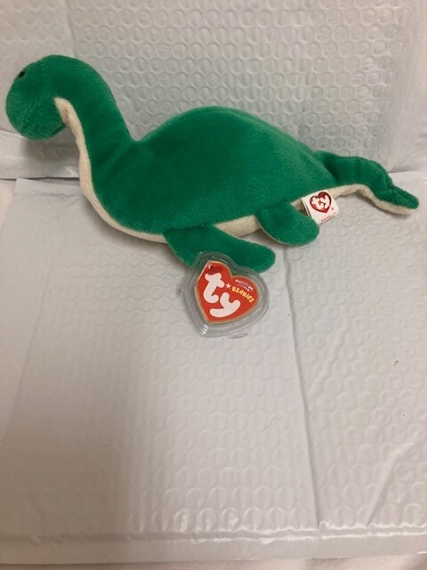 Ty Beanie Baby ❤️ NESS-E NO LOGO 8" UK EXCLUSIVE Plush New MWMT'