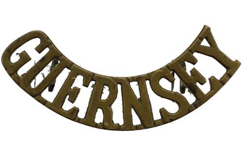 ww1 royal guernsey light infantry militia regiment shoulder