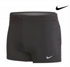 Nike Color Surge Water Swim Shorts Black Gray NESS8467 Womens Large New Tags