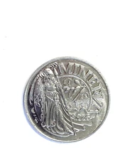 Minerva Music Maestro Please 1981 Mardi Gras Aluminum Token