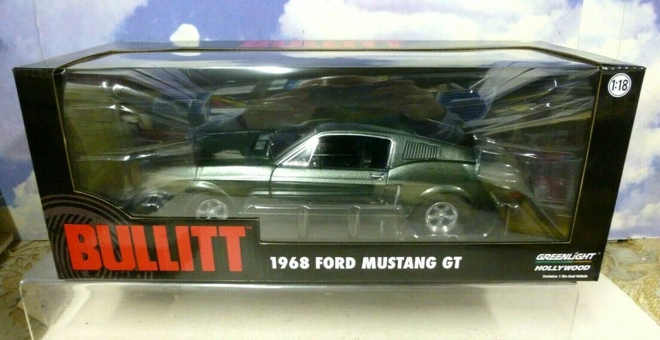 GREENLIGHT DIECAST 1/18 "BULLITT" 1968 FORD MUSTANG GT FASTBACK STEVE MCQUEEN - Image 4 of 4