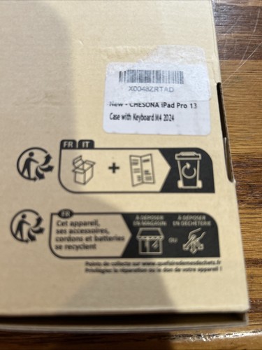 Chesona für iPad Pro 13 Zoll Hülle 2024 mit Tastatur, - Bild 3 von 6