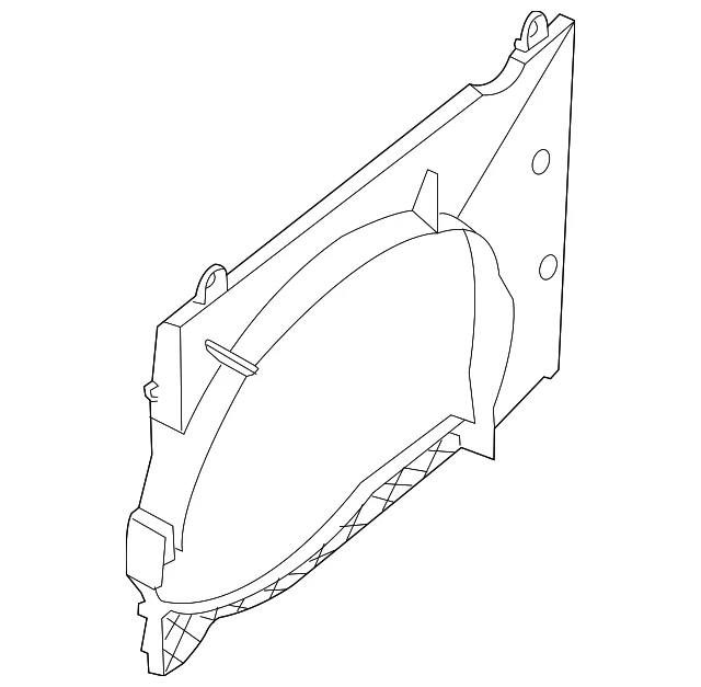 Подлинная верхняя крышка вентилятора двигателя Nissan Titan Armada — НОВАЯ от оригинального производителя - Изображение 2 из 4