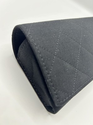 Chanel ORIGINAL NEW Black Sunglasses / Eyeglasses Case Slim Soft +
