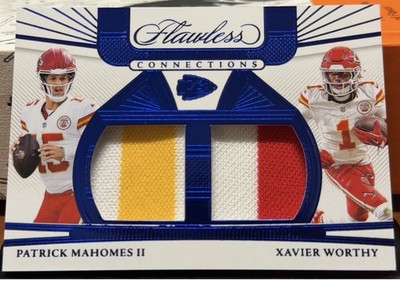 2024 Panini Flawless Patrick Mahomes Flawless Connection Auto Sapphire /5