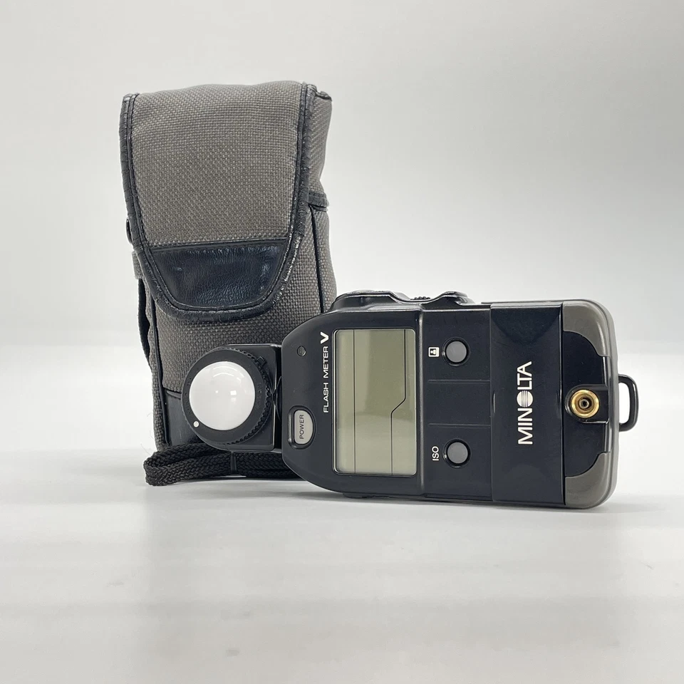 [Exc+5/Correa] Medidor de flash Minolta V medidor de luz de exposición digital de JAPÓN Foto 2 de 4