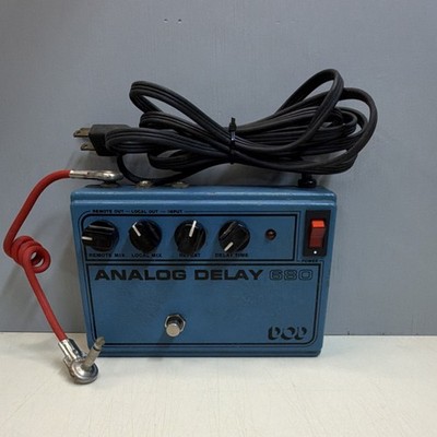 DOD Analog Delay 680 AnalogDelayEffects Pedal for Electric Guitar Tested Working