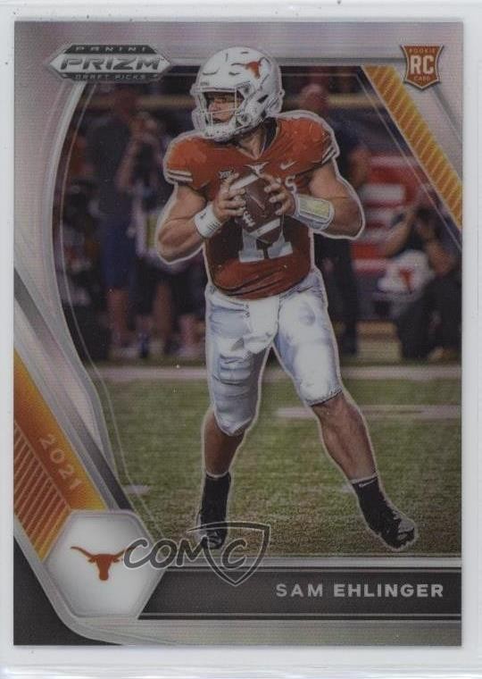 2021 Panini Prizm Draft Picks Silver Prizm Sam Ehlinger #131 Rookie RC 19tz