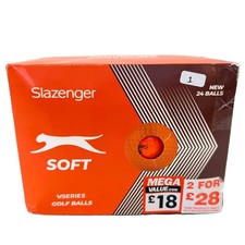 Slazenger V300 Soft Golf Balls Orange X24 Pack New