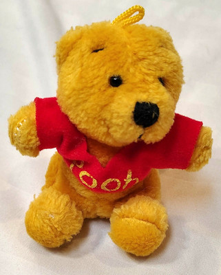 Disney Winnie the Pooh Bear 4'' Mini Micro Plush Toy Accessory Network