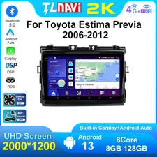 For Toyota Estima Previa Tarago Canarado CarPlay Car Radio GPS Stereo Multimedia