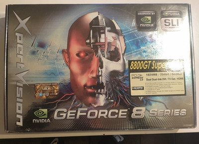 Nvidia GeForce 8800 GT 1024MB GDDR3 256-Bit PCI Express 2.0 x16 Video Graphics