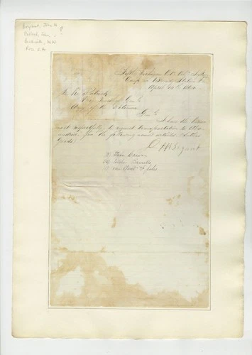 1864 Civil War Provost Marshal Order – Michigan Infantry Document