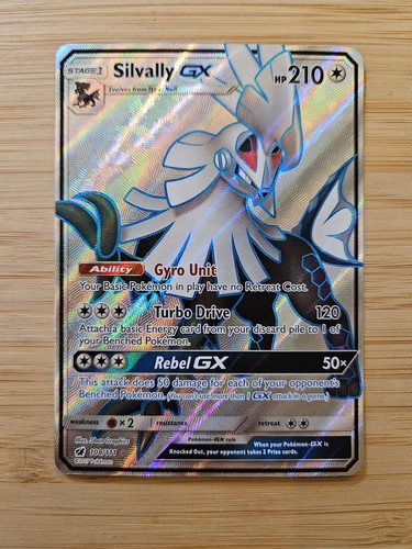 Silvally GX 108/111 Crimson Invasion NM Full Art Pokemon Card