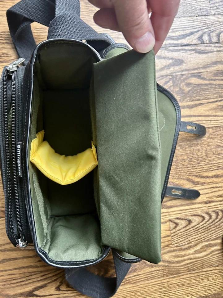 Черная комбинированная сумка Leica 14854 Billingham для системы серии Leica M почти как новая - Изображение 3 из 4