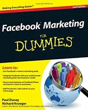 Facebook Marketing for Dummies Paperback Paul, Krueger, Richard D